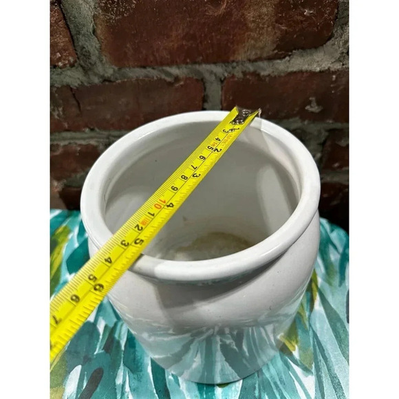 Ceramic Chalkboard White container - Picture 5 of 7